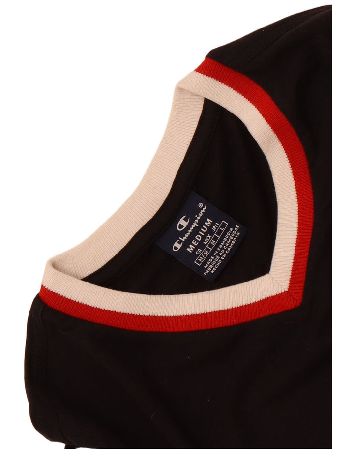 Camiseta masculina Champion Top Médio Preto