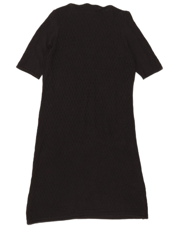Vestido suéter feminino Marks & Spencer Per Una de manga curta Reino Unido 16 grande preto
