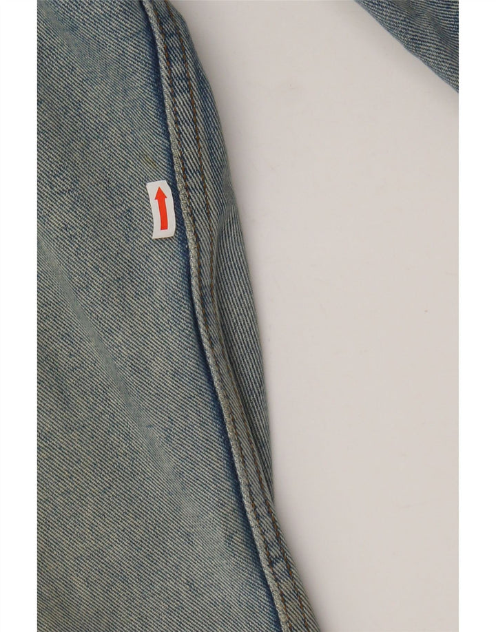 Jaqueta jeans feminina ONYX UK 14 algodão azul médio