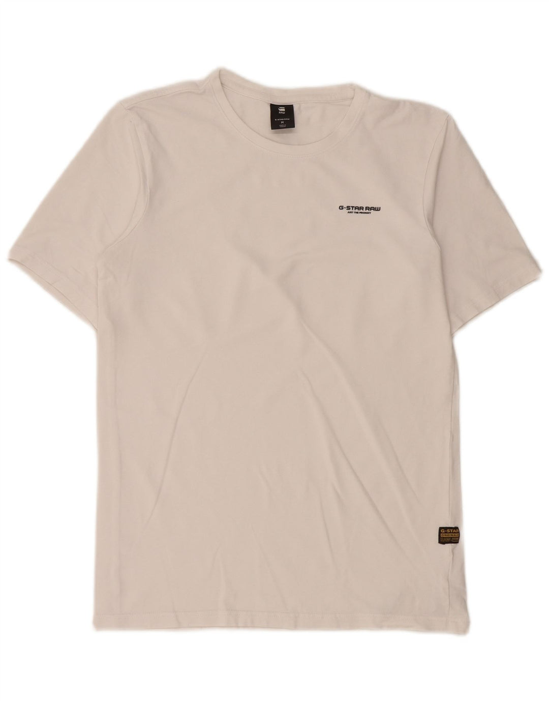Camiseta masculina G-Star Top médio algodão branco