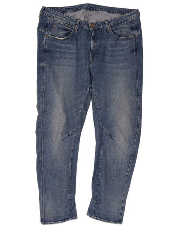 G-Star Masculino Slim Jeans W33 L28 Algodão Azul