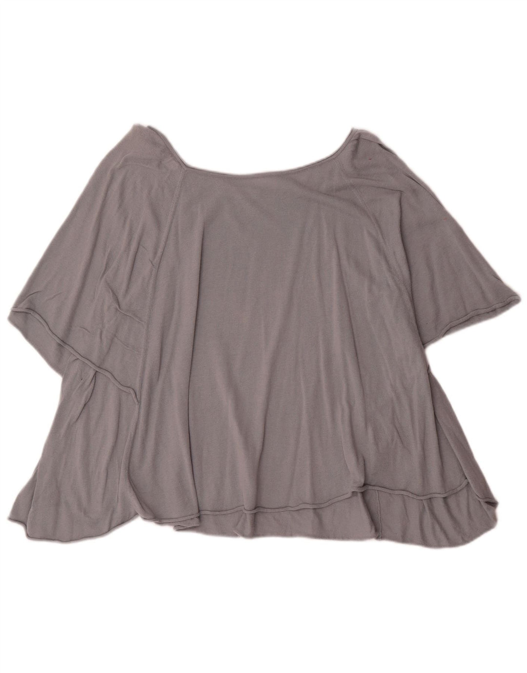 Zara blusa feminina oversized top UK 10 algodão cinza pequeno