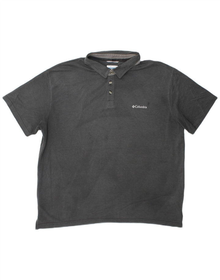 Camisa polo masculina Columbia 2XL cinza modal