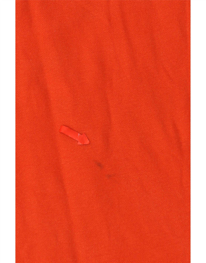 Camisa polo masculina Fila grande algodão laranja
