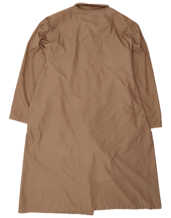 Casaco feminino oversized com peito duplo Claude Havrey EU 52 4XL marrom