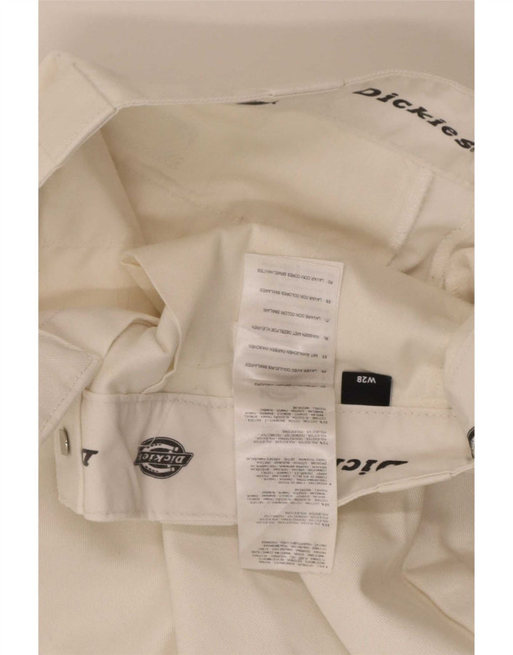 Calça feminina Dickies cintura alta W28 L25 poliéster branco