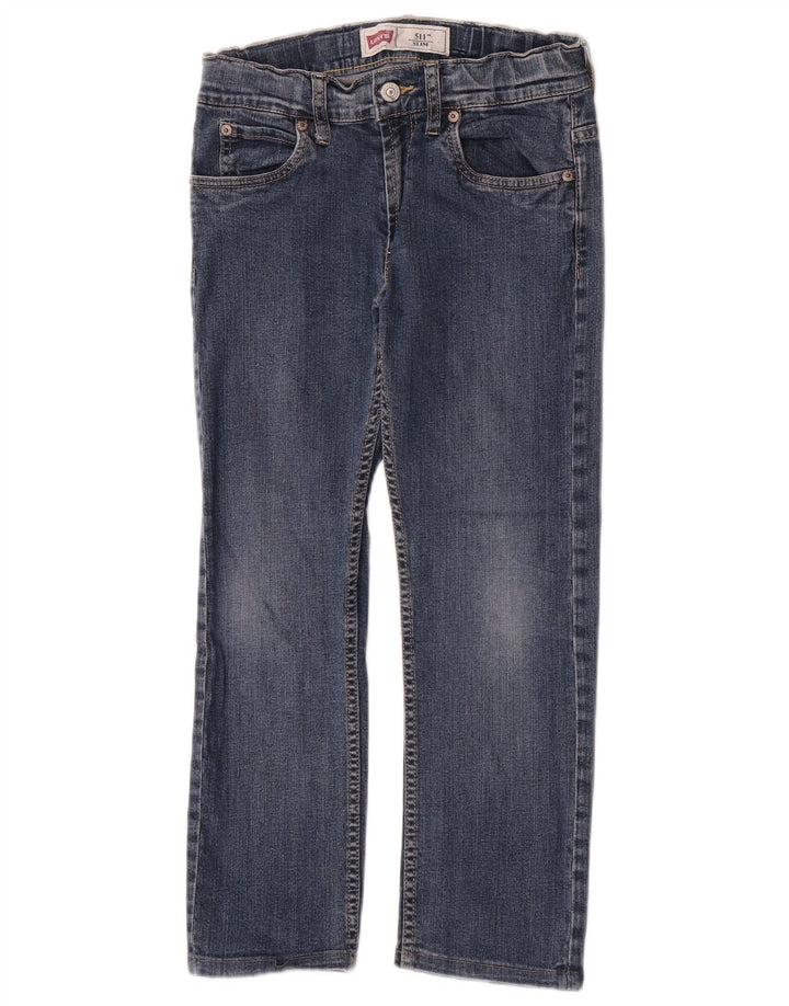 Jeans Levi's Boys 511 Slim 11-12 Anos W24 L22 Azul Algodão