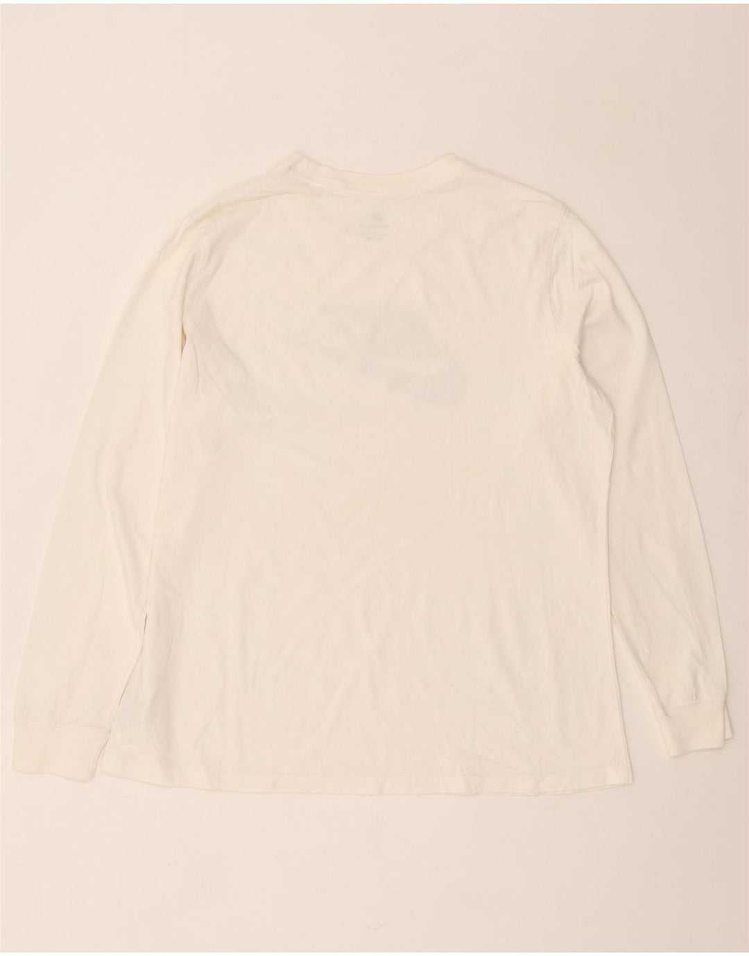 Top gráfico masculino Nike manga comprida XL branco algodão