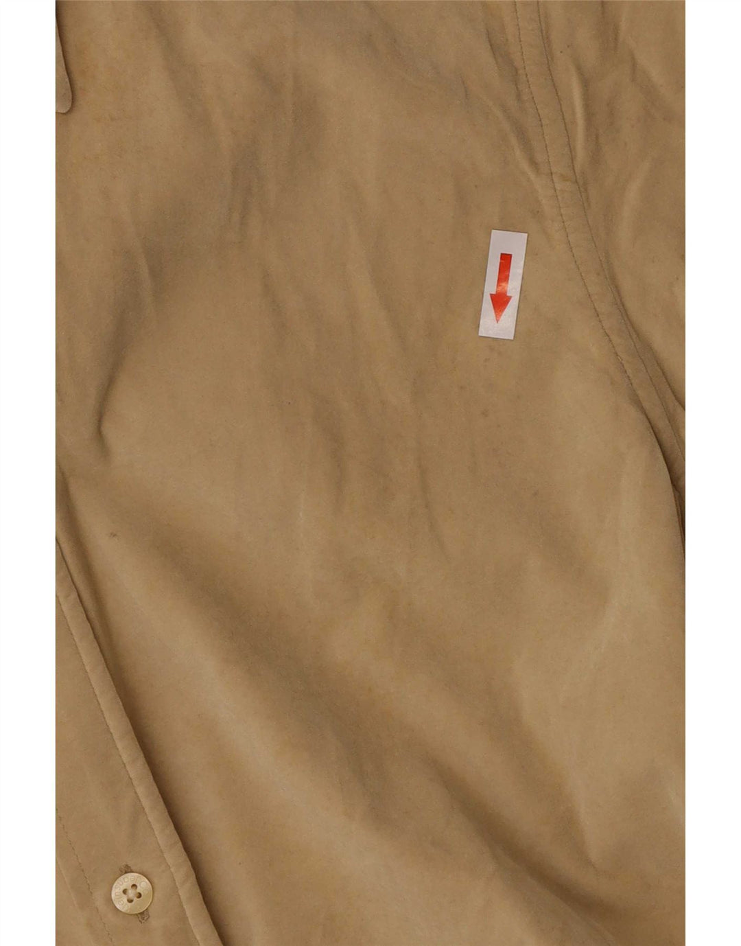 Camisa masculina Calvin Klein Jeans grande viscose bege
