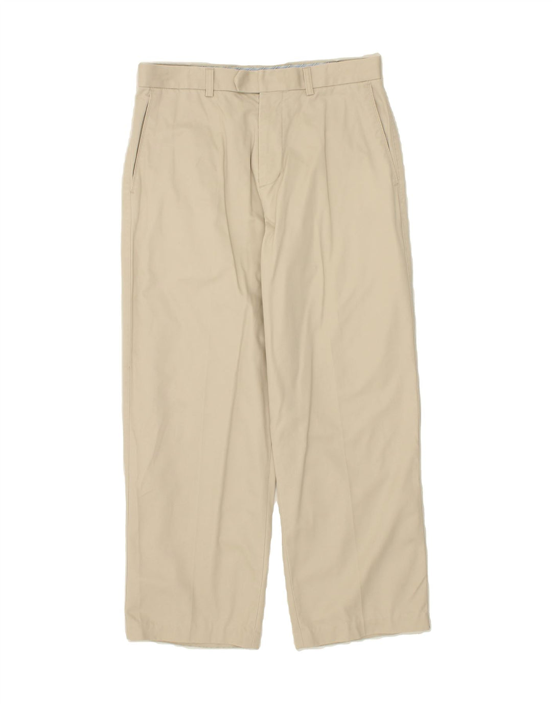 IZOD Mens Straight Casual Trousers W32 L27  Beige Cotton Vintage Izod and Second-Hand Izod from Messina Hembry 