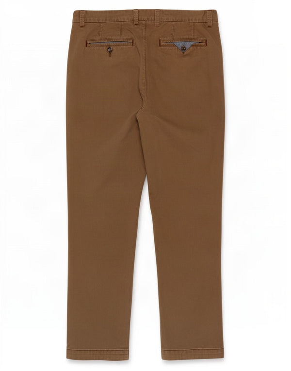Calça Chino Masculina Slim Ted Baker W36 L30 Algodão Bege