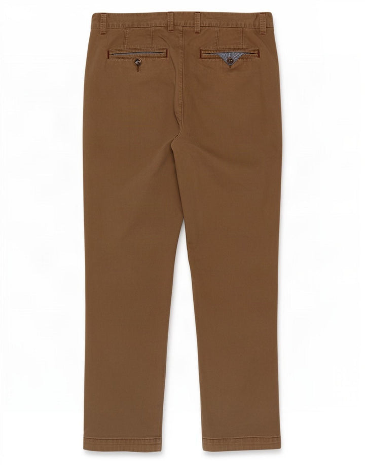 Calça Chino Masculina Slim Ted Baker W36 L30 Algodão Bege