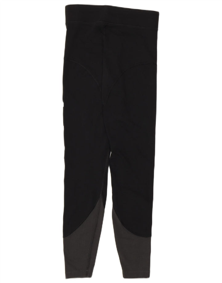 Leggings Nike Femininas Graphic UK 8 Pequenas Pretas Colorblock Algodão