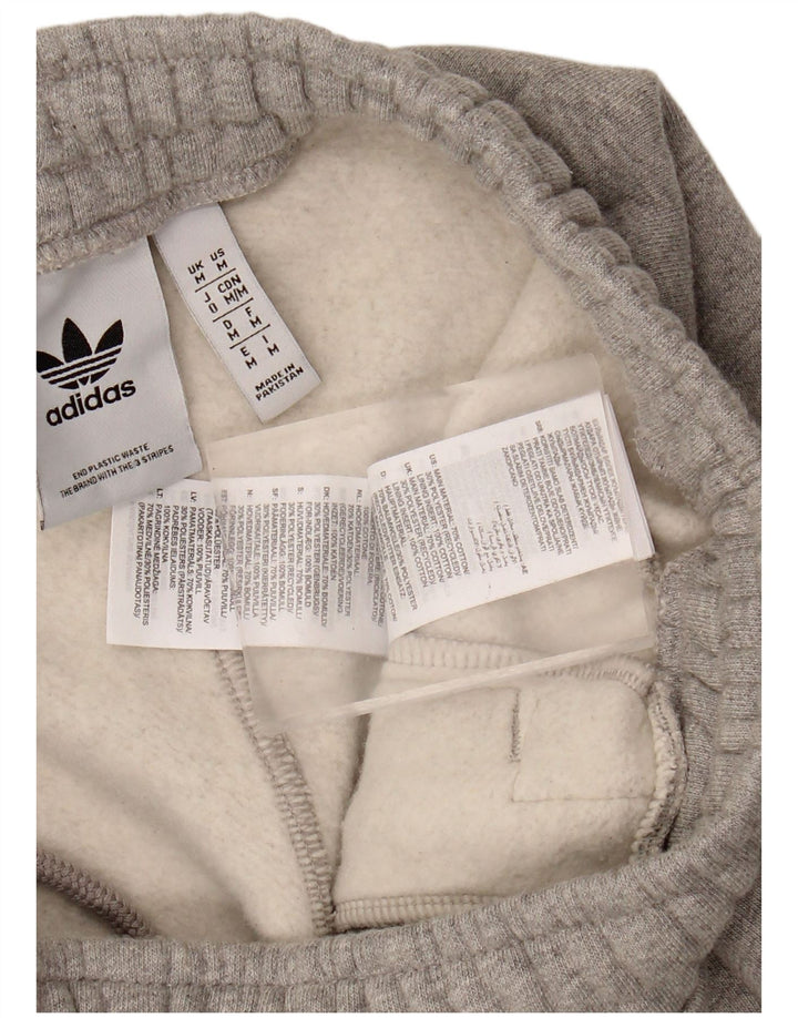 ADIDAS Mens Sport Shorts Médio Cinza Algodão