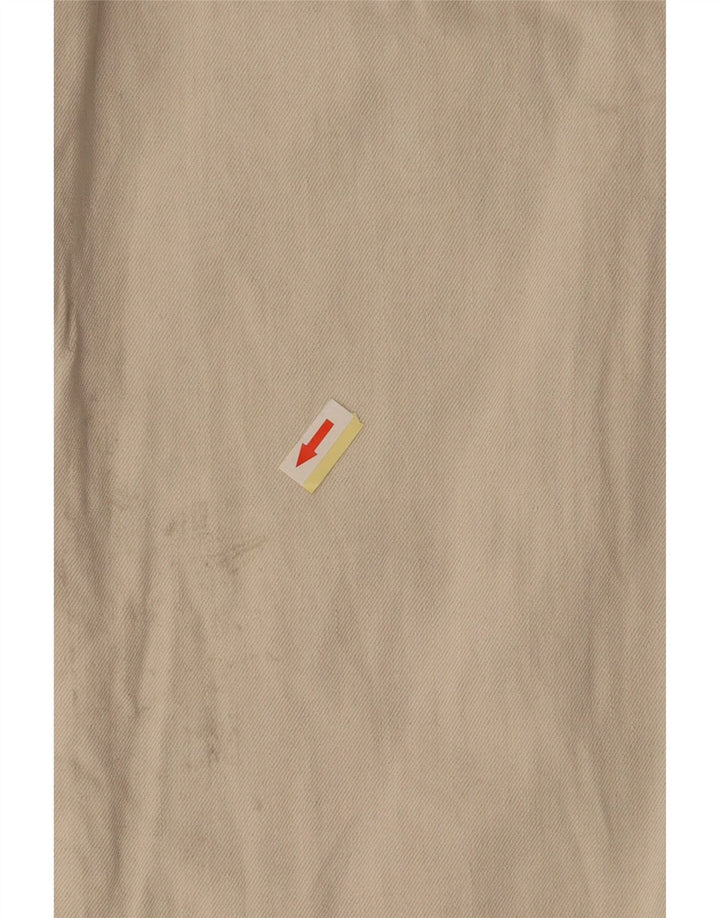 Calça feminina ZARA cintura alta solta corte EU 36 XS W26 L25 bege