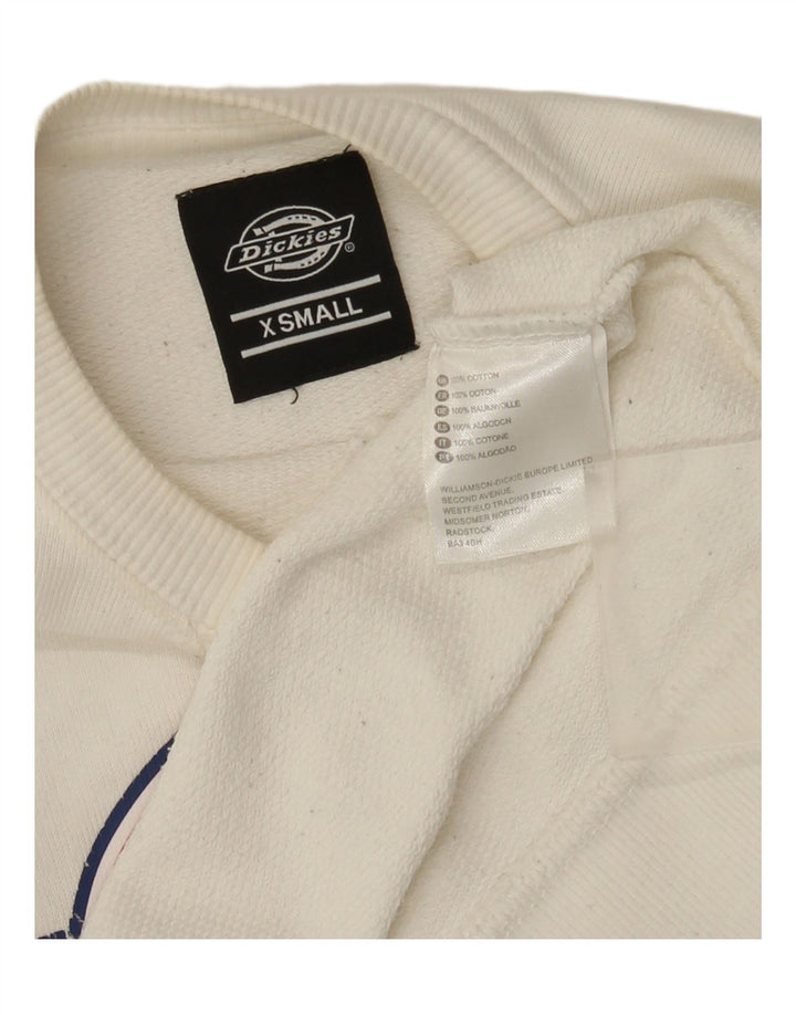 Dickies moletom gráfico masculino jumper XS algodão branco