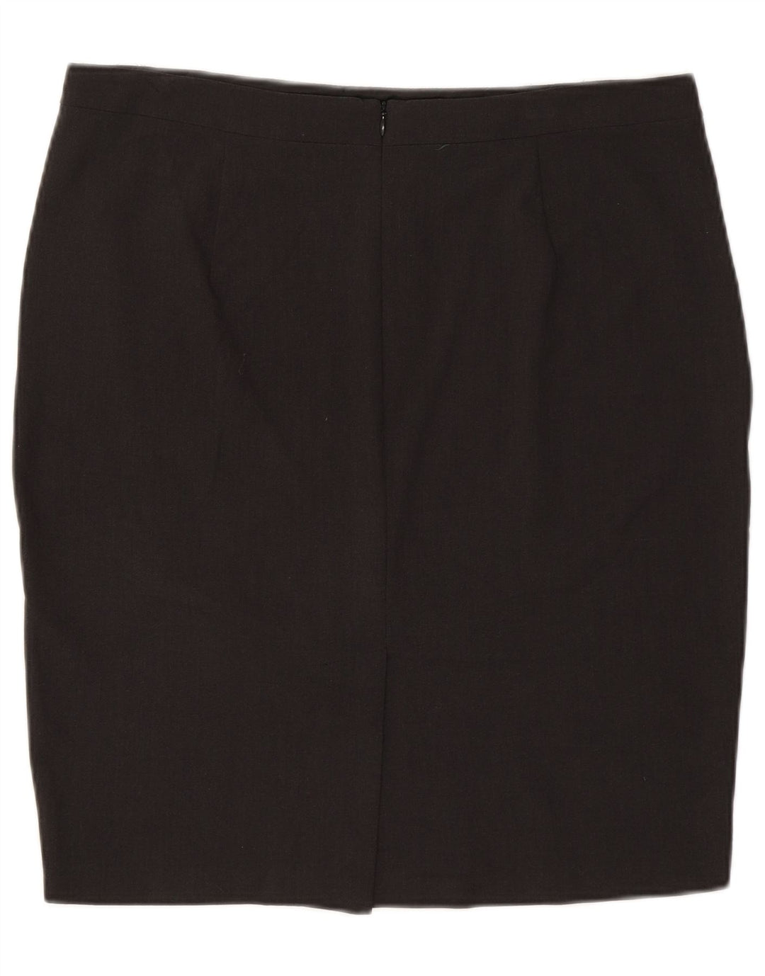 Saia lápis feminina Marks & Spencer Reino Unido 16 grande W34 cinza poliéster