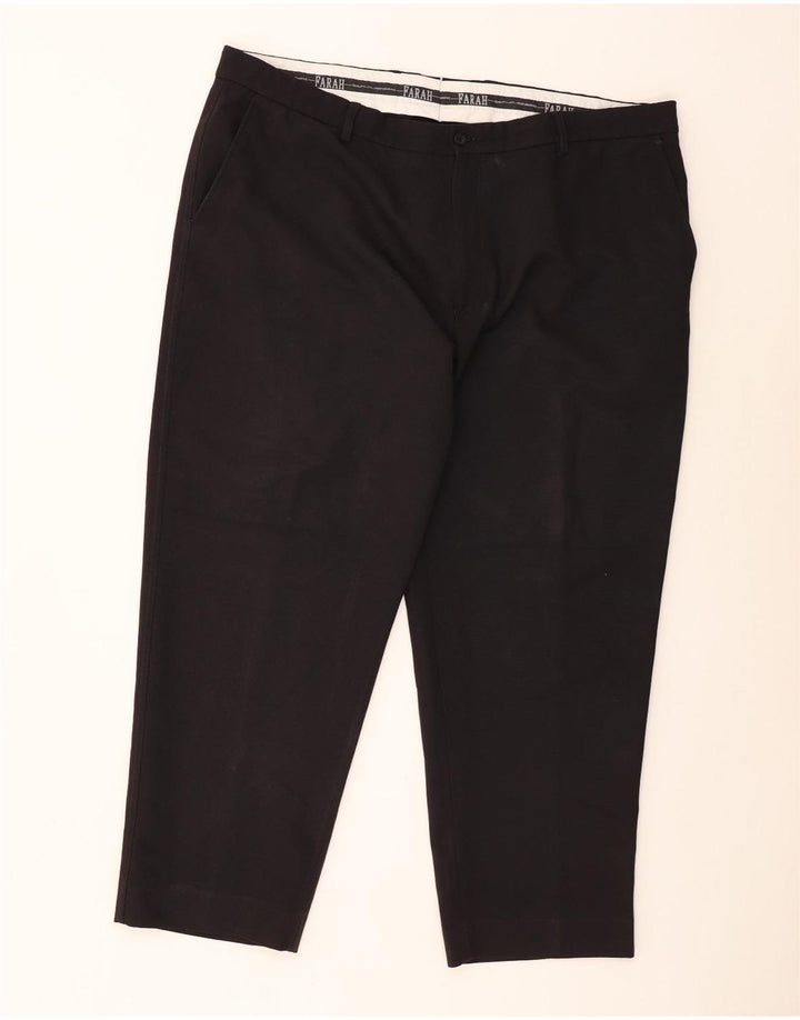 Farah Calça Chino Masculina Reta W44 L29 Poliéster Preto
