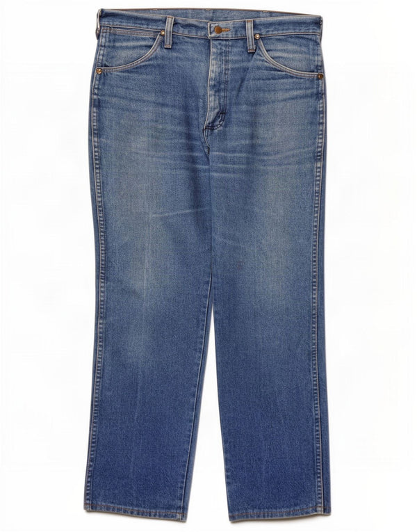 Jeans Wrangler masculino reto W32 L28 azul
