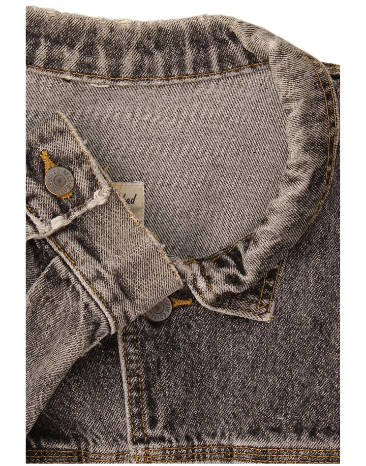 Jaqueta jeans masculina vintage UK 40 grande cinza