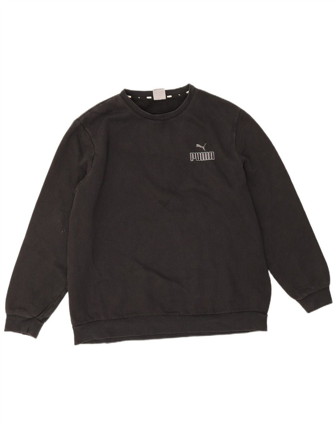 Puma Mens Moletom Jumper XL Algodão Preto