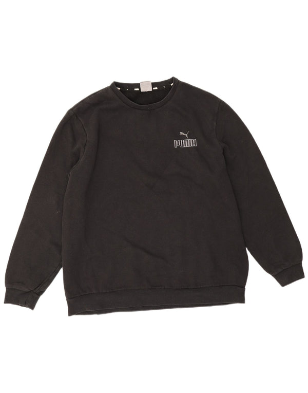 Puma Mens Moletom Jumper XL Algodão Preto