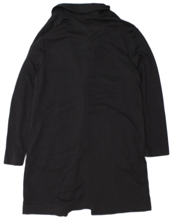 Sobretudo feminino Marks & Spencer grande tamanho UK 10 poliéster cinza pequeno