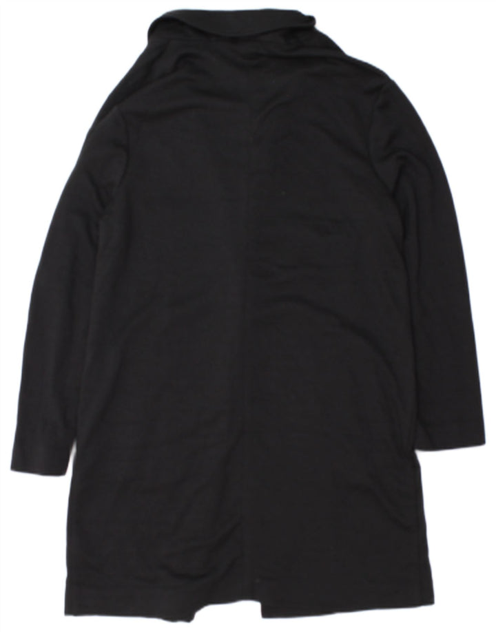Sobretudo feminino Marks & Spencer grande tamanho UK 10 poliéster cinza pequeno