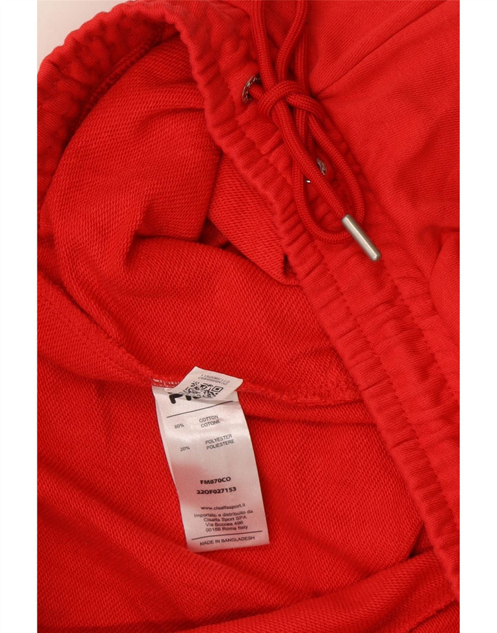Fila Mens Graphic Sport Shorts Médio Algodão Vermelho