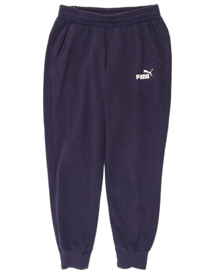 Calça de treino masculina Puma Joggers médio azul marinho