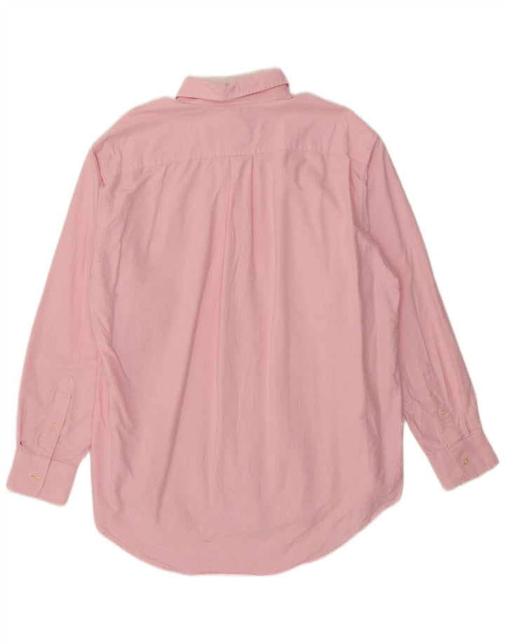 Camisa masculina Vineyard Vines grande algodão rosa