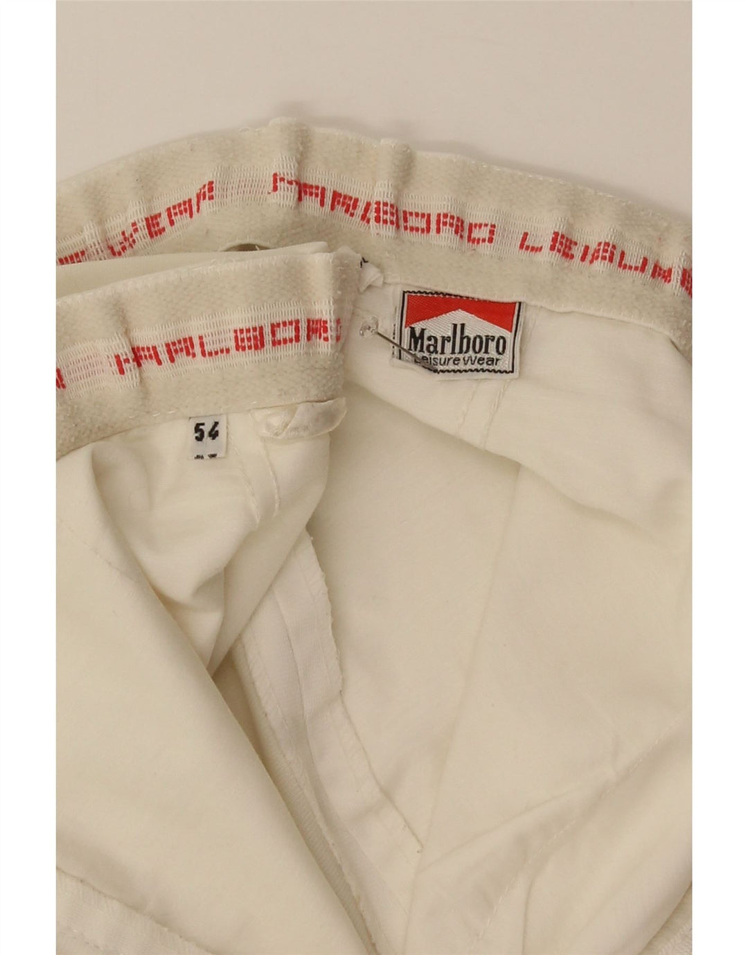 Marlboro Mens Chino Shorts IT 54 2XL W36 Branco