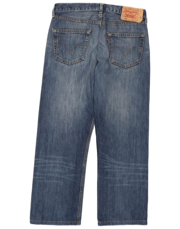 Calça Jeans Levis 501 Straight Masculina W33 L27 Azul