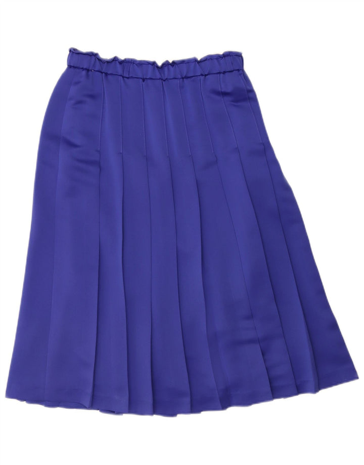 Saia plissada feminina ARA IT 42 Médio W30 Azul Poliéster