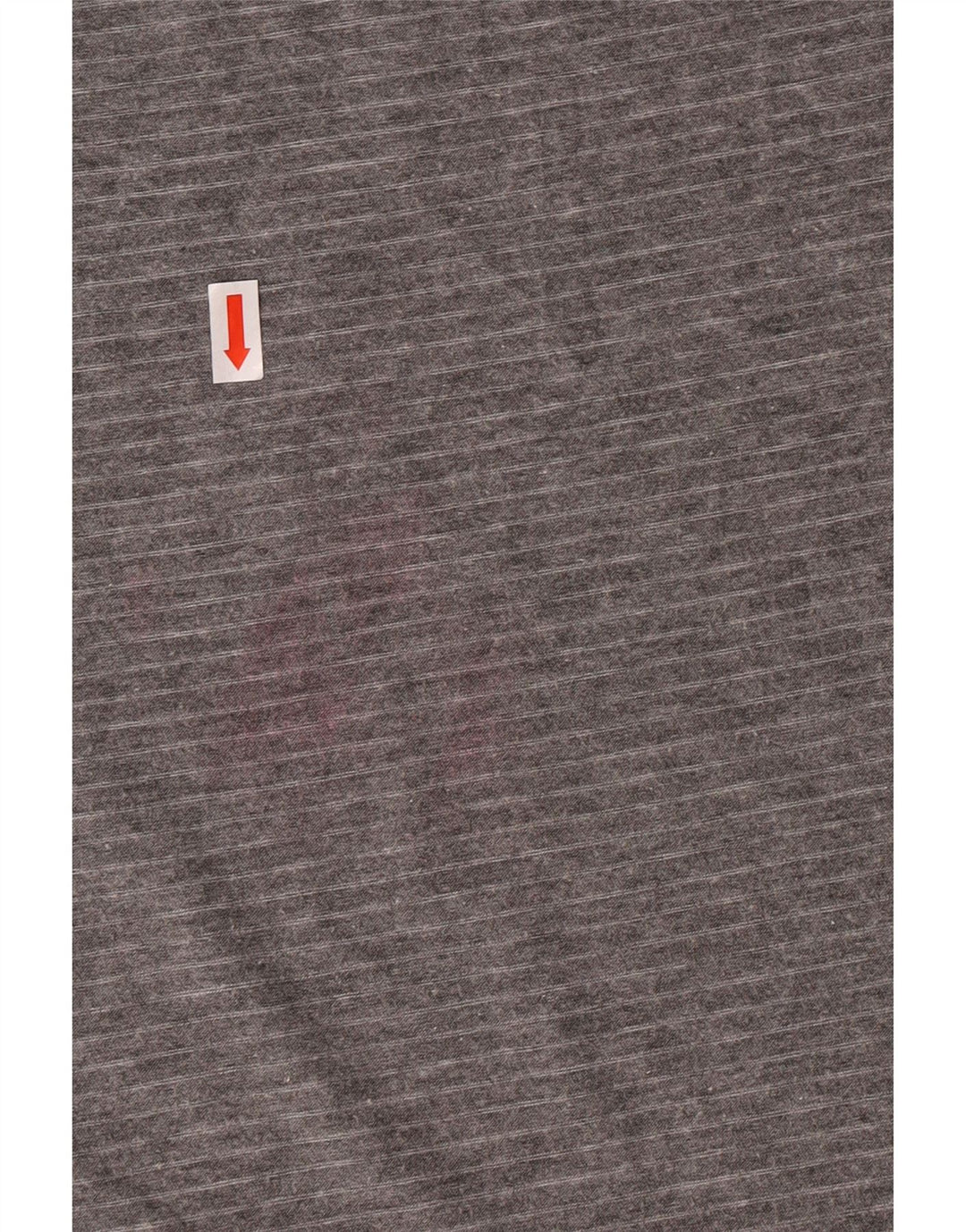 Camiseta masculina ALL SAINTS 2XL algodão listrado cinza