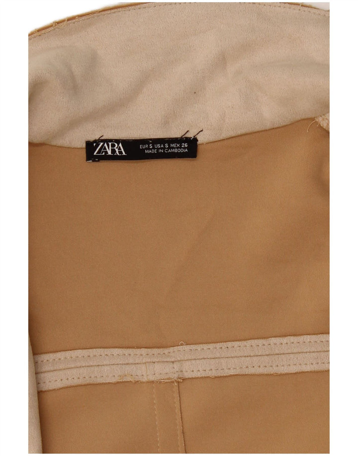 Sobretudo feminino Zara UK 10 pequeno bege