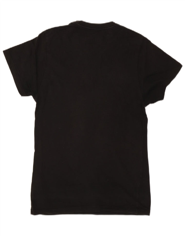 Camiseta masculina VANS Custom Fit Graphic Top Pequeno Algodão Preto