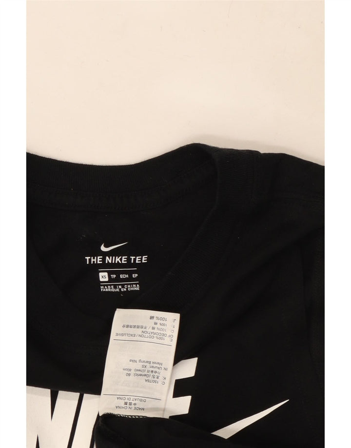 Colete gráfico feminino Nike UK 6 XS preto algodão