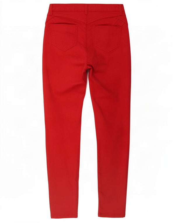 Marks & Spencer Womens Per Una Jegging Jeans UK 14 Large W30 L29 Red Cotton