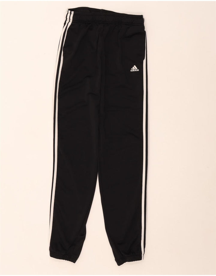Adidas meninos calças de treino joggers 13-14 anos preto poliéster