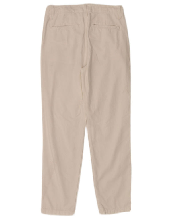 Zara Calça Chino Feminina Slim EU 36 XS W26 L26 Branco