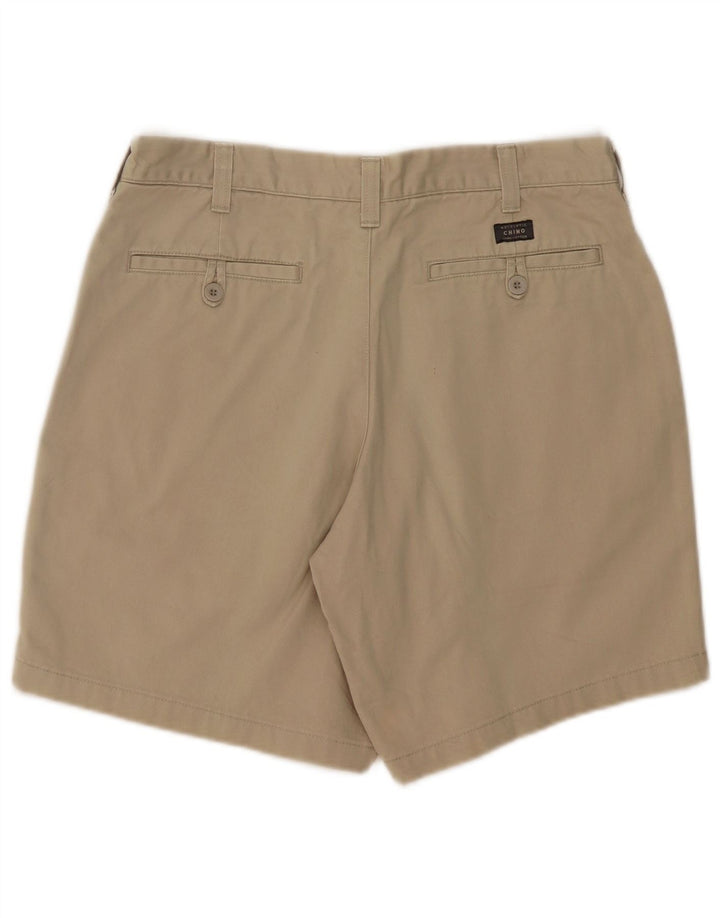 Shorts chino masculino MARKS & SPENCER W34 grande algodão bege