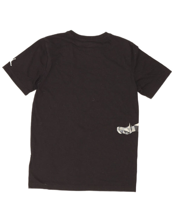 Camiseta gráfica Jordan Boys Top 13-14 anos XL preto algodão