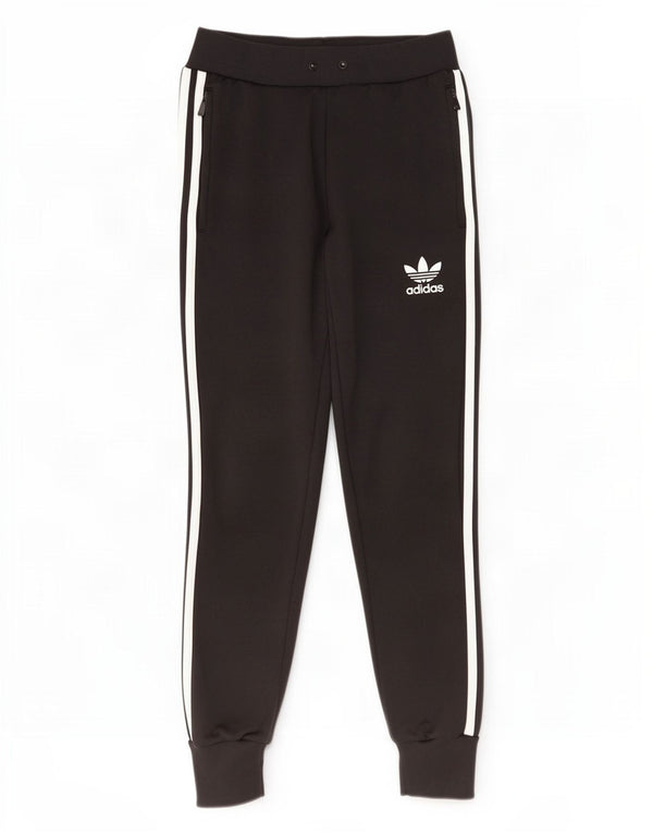 Calça de treino feminina Adidas Joggers UK 6 XS preto poliéster