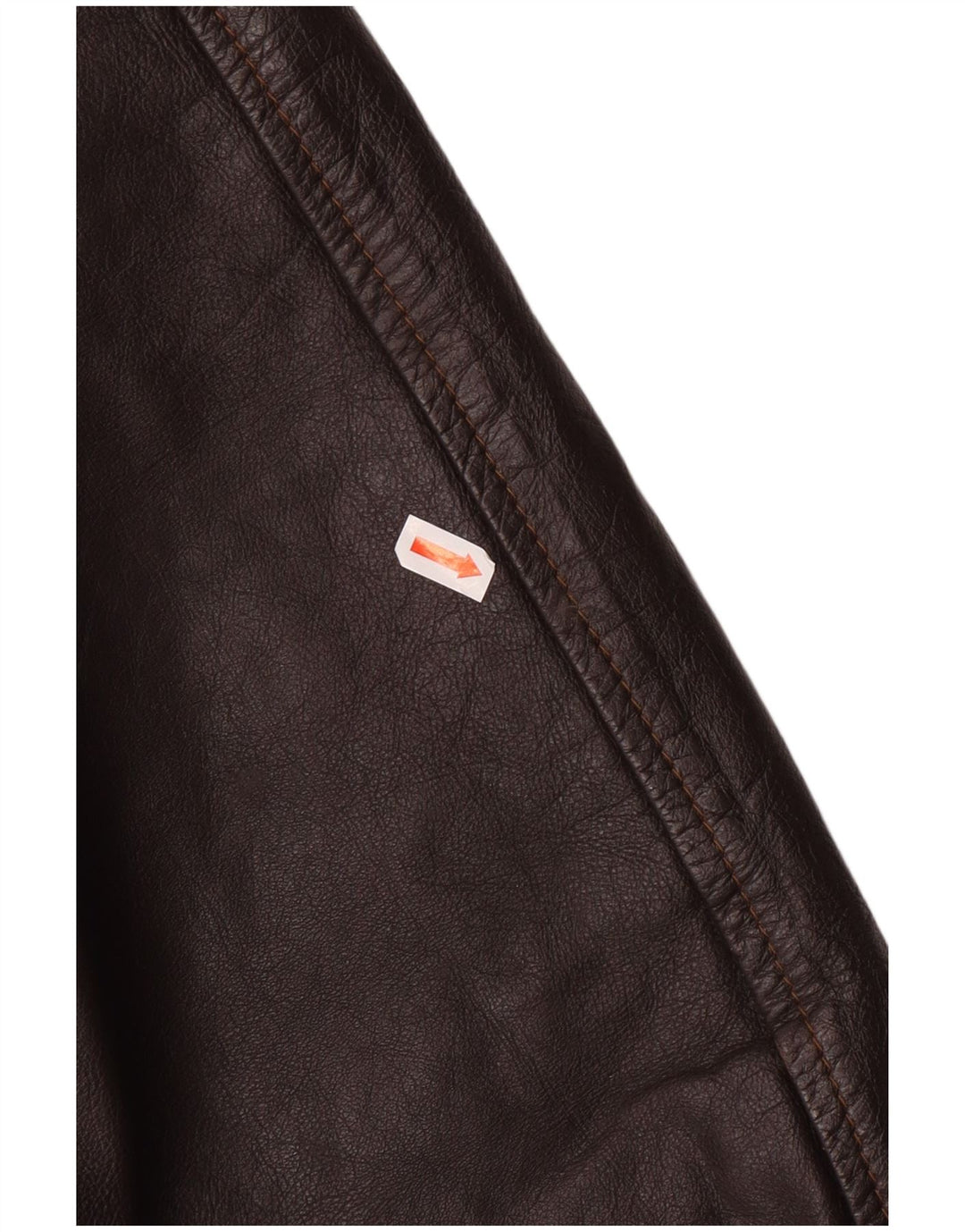 Jaqueta de couro masculina VINTAGE UK 42 XL couro marrom