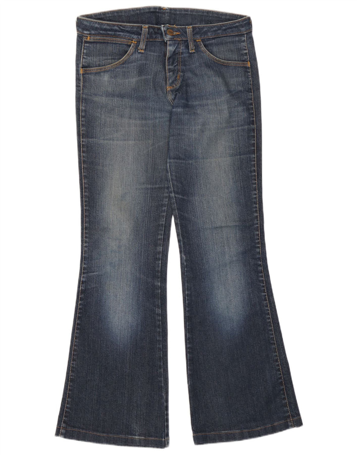 Wrangler Jeans Feminino Flare W29 L30 Azul Algodão