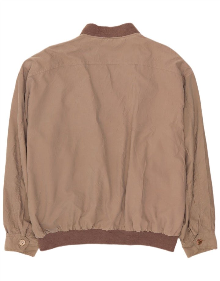 Jaqueta bomber masculina JEAN LEGALLI de ajuste solto IT 54 2XL poliéster cinza