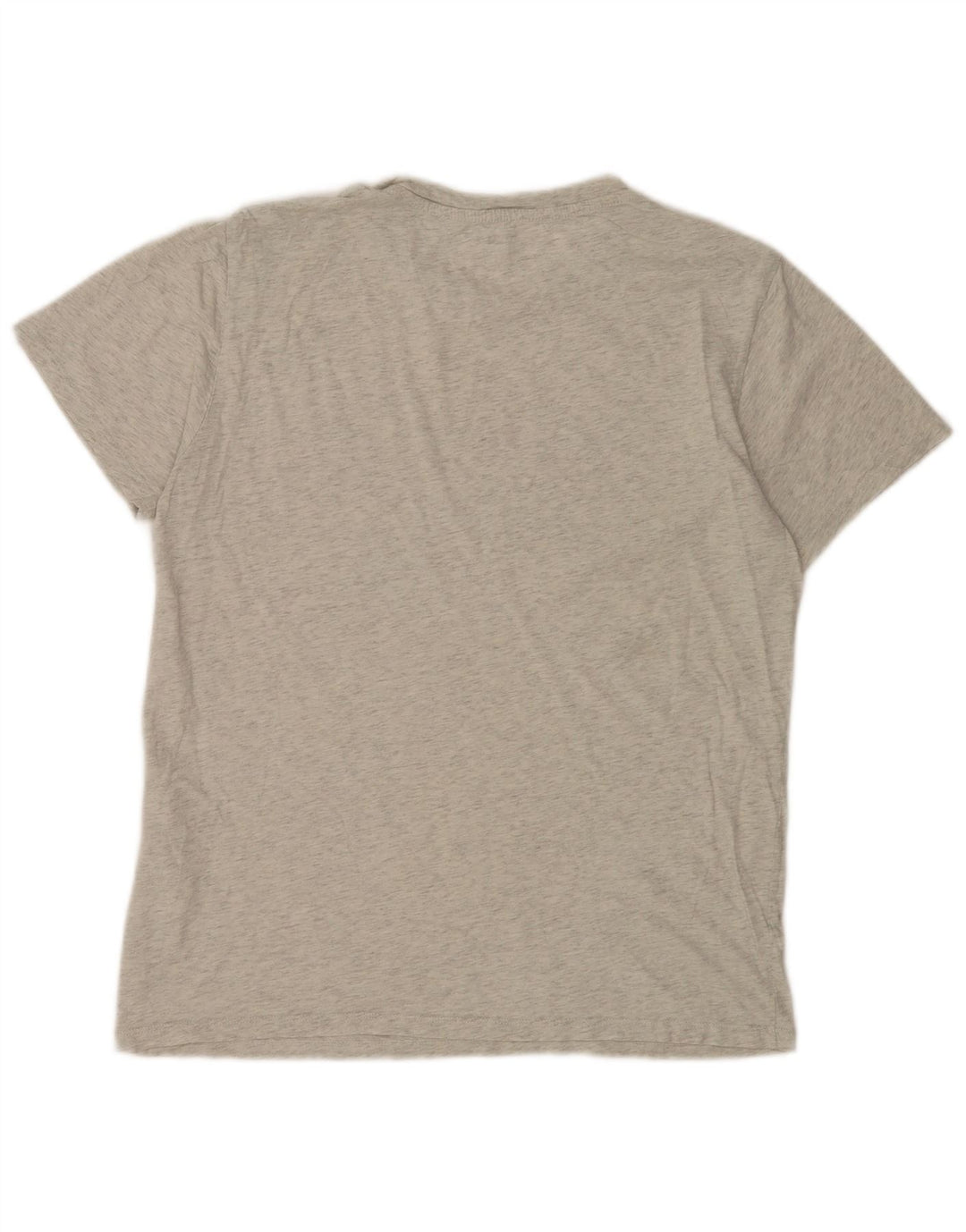 Camiseta gráfica masculina Levi's Top algodão manchado cinza médio