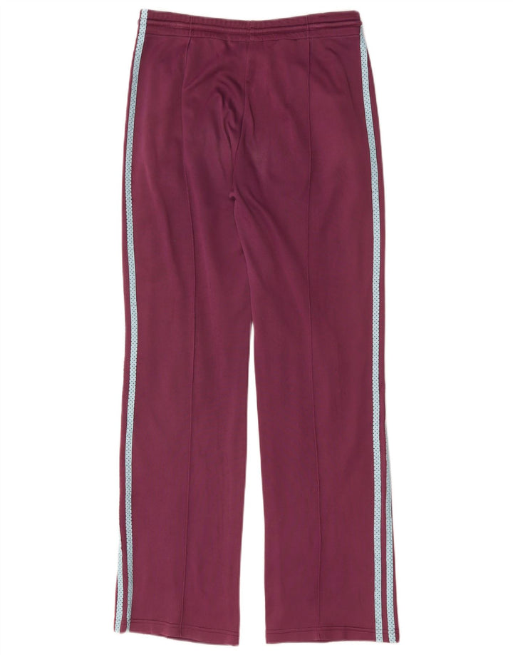 Calça de treino feminina Adidas UK 14 poliéster médio Borgonha