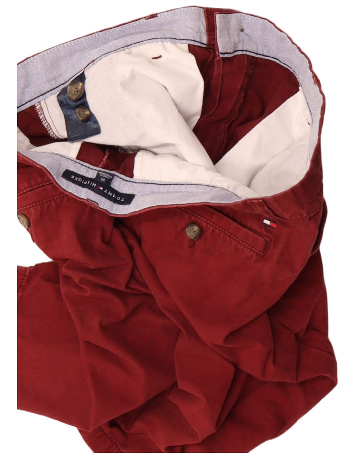 Tommy Hilfiger Mens Chino Shorts W33 Médio Algodão Marrom